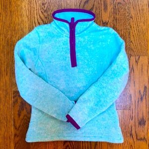 Lands End girls super cozy fleece sweatshirt size 4